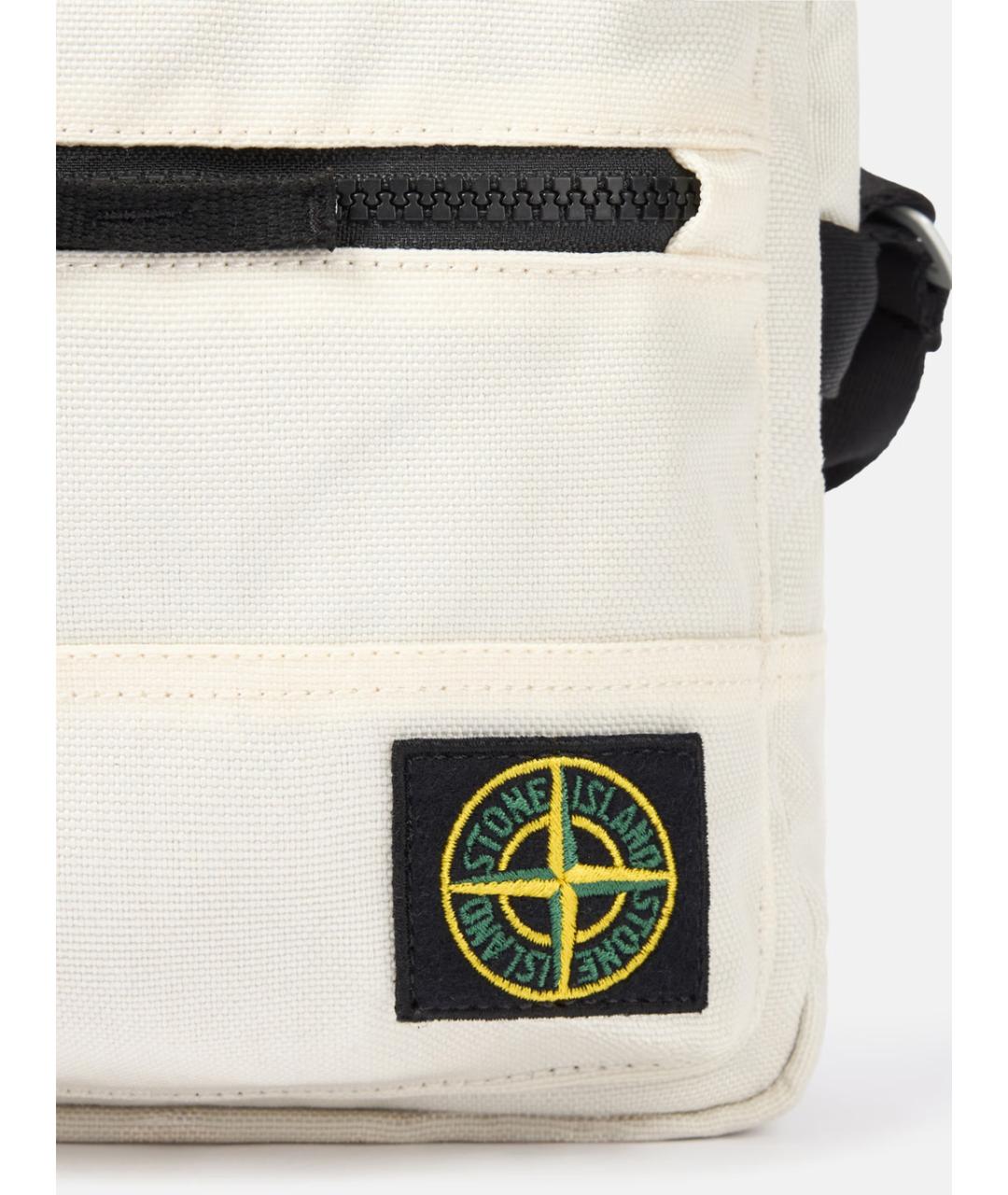 STONE ISLAND Бежевая сумка на плечо, фото 3