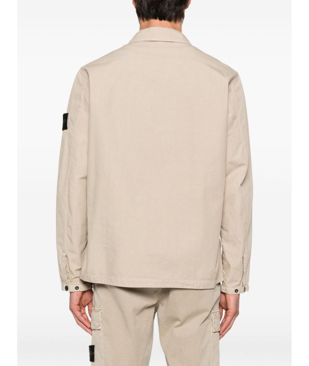 STONE ISLAND Бежевая куртка, фото 4