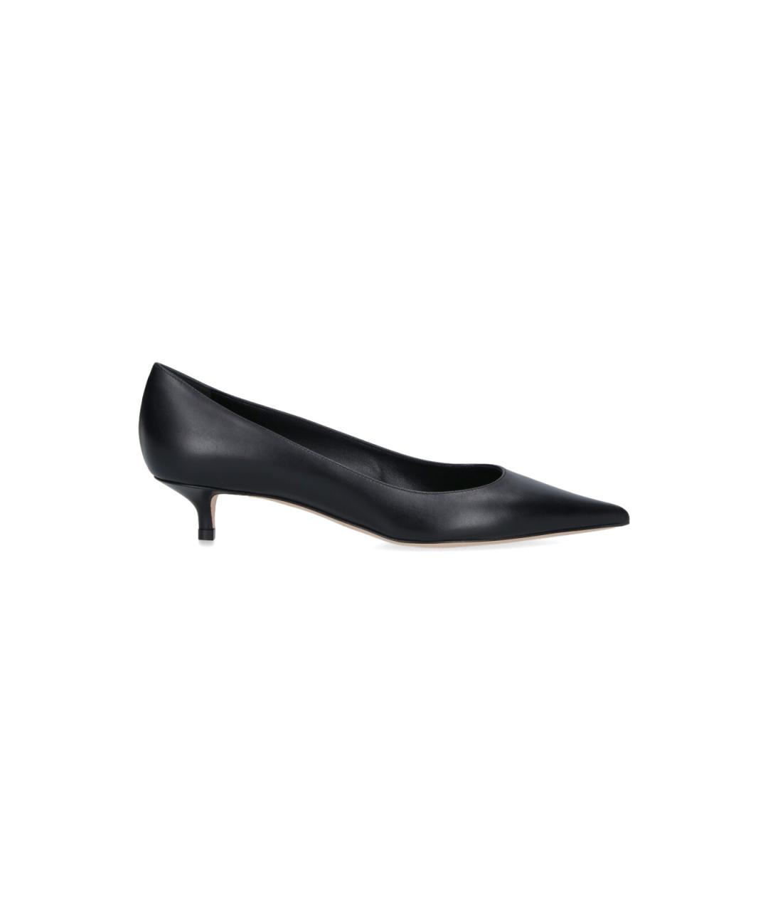 JIMMY CHOO Черные кожаные туфли, фото 1