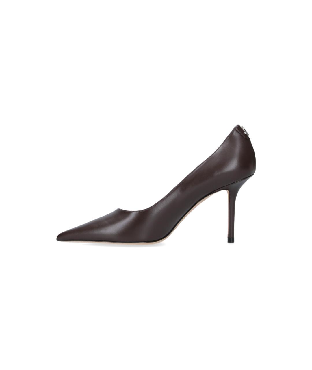 JIMMY CHOO Коричневые кожаные туфли, фото 3