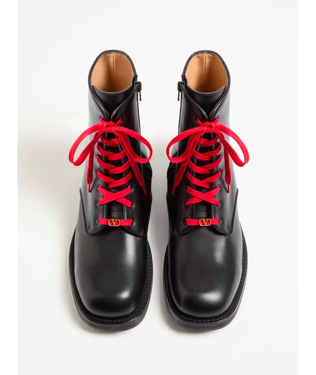 VALENTINO Черные низкие ботинки, фото 3