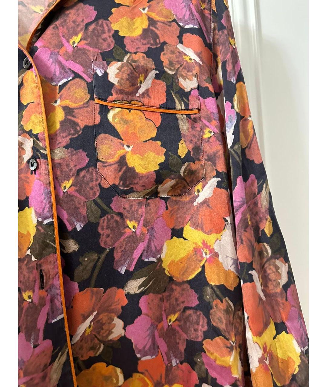 DOLCE&GABBANA Мульти шелковая рубашка, фото 3