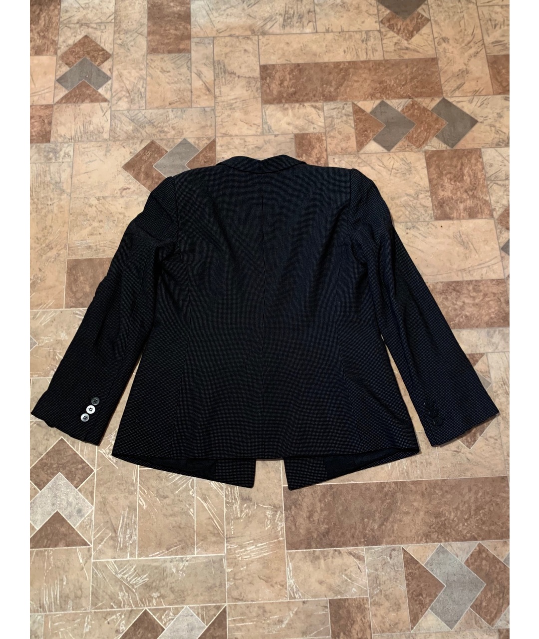 ARMANI COLLEZIONI Черный шерстяной жакет/пиджак, фото 2