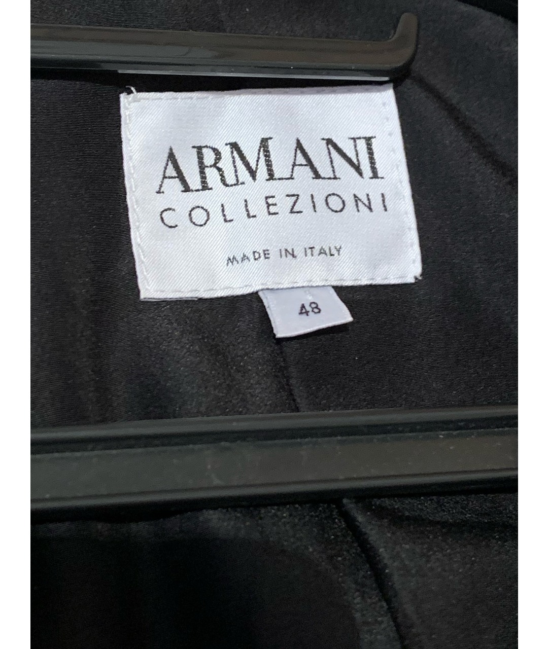 ARMANI COLLEZIONI Черный шерстяной жакет/пиджак, фото 3