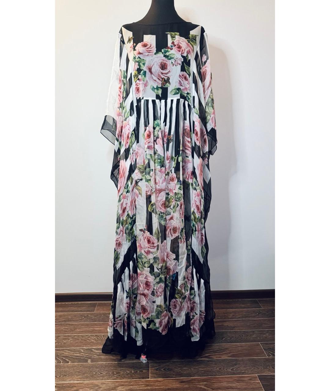 DOLCE&GABBANA Мульти шелковая туника, фото 5
