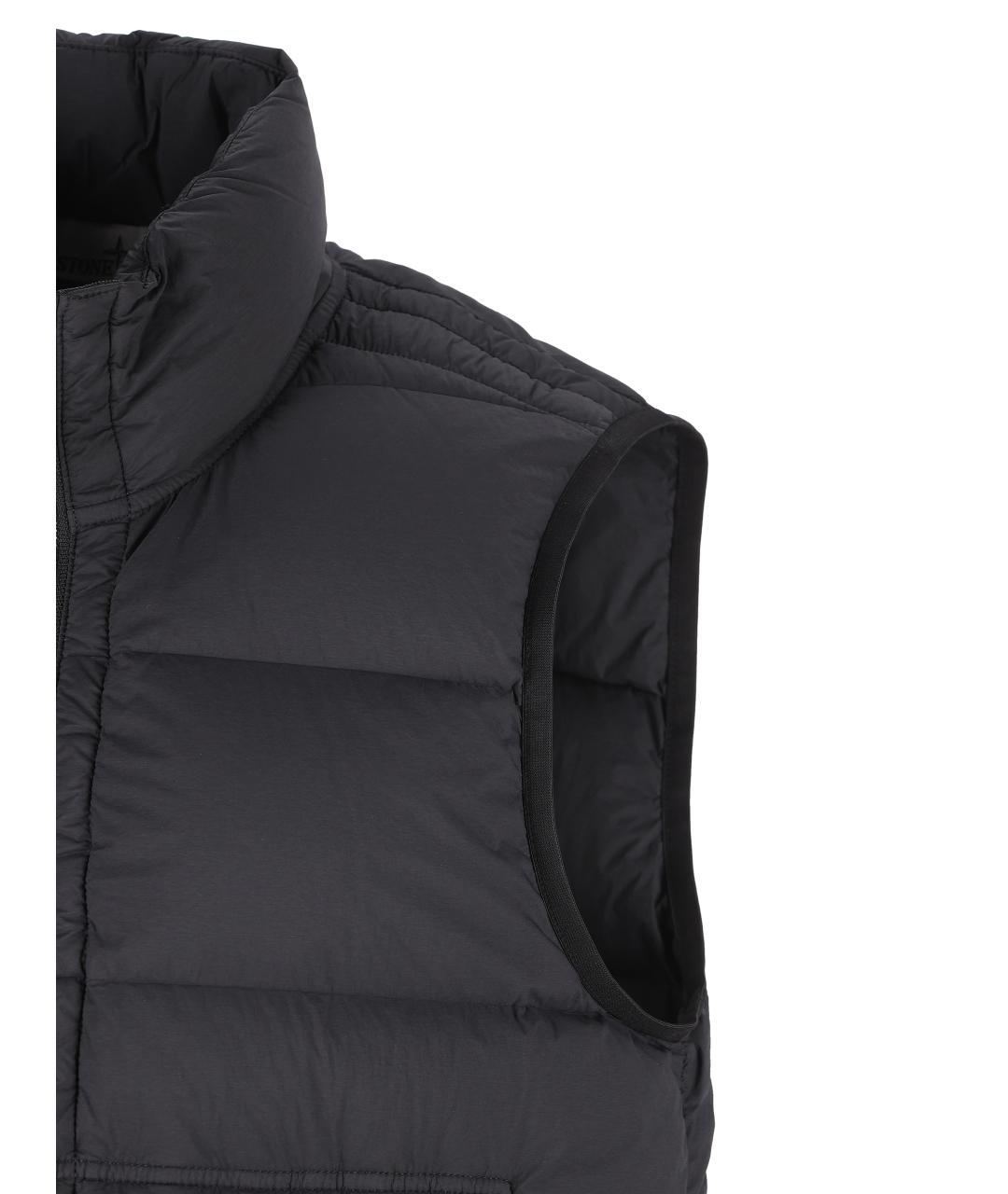STONE ISLAND Черный жилет, фото 2