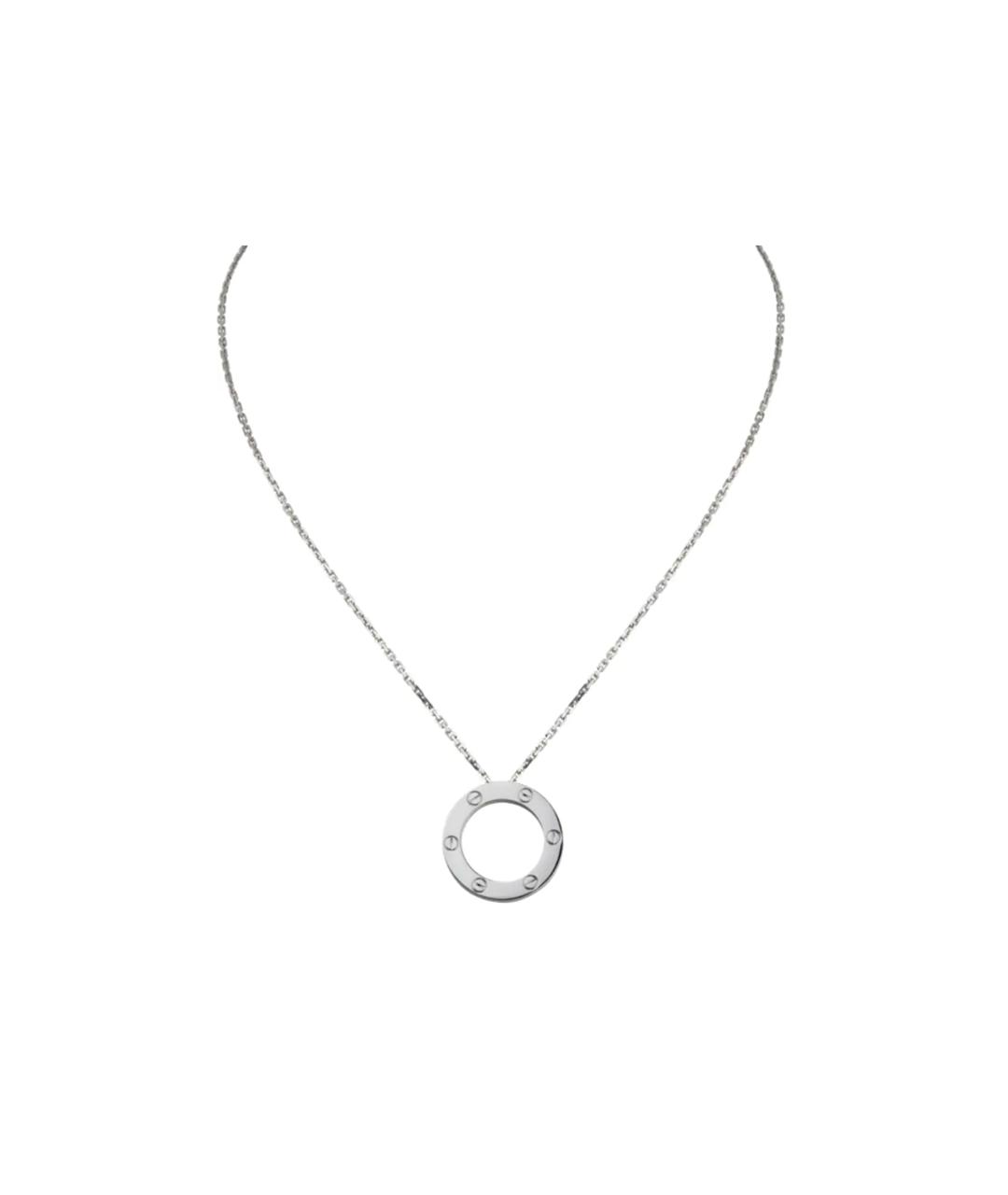 CARTIER Серебряная цепочка из белого золота, фото 5
