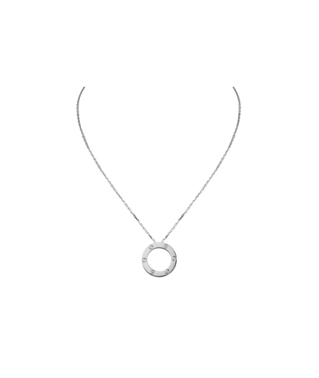 CARTIER Серебряная цепочка из белого золота, фото 1