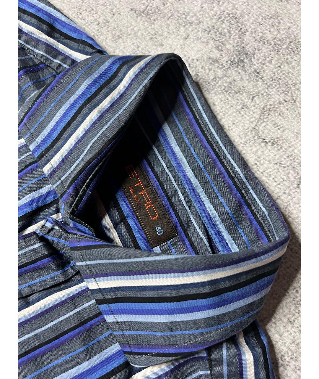 ETRO Мульти хлопковая кэжуал рубашка, фото 5