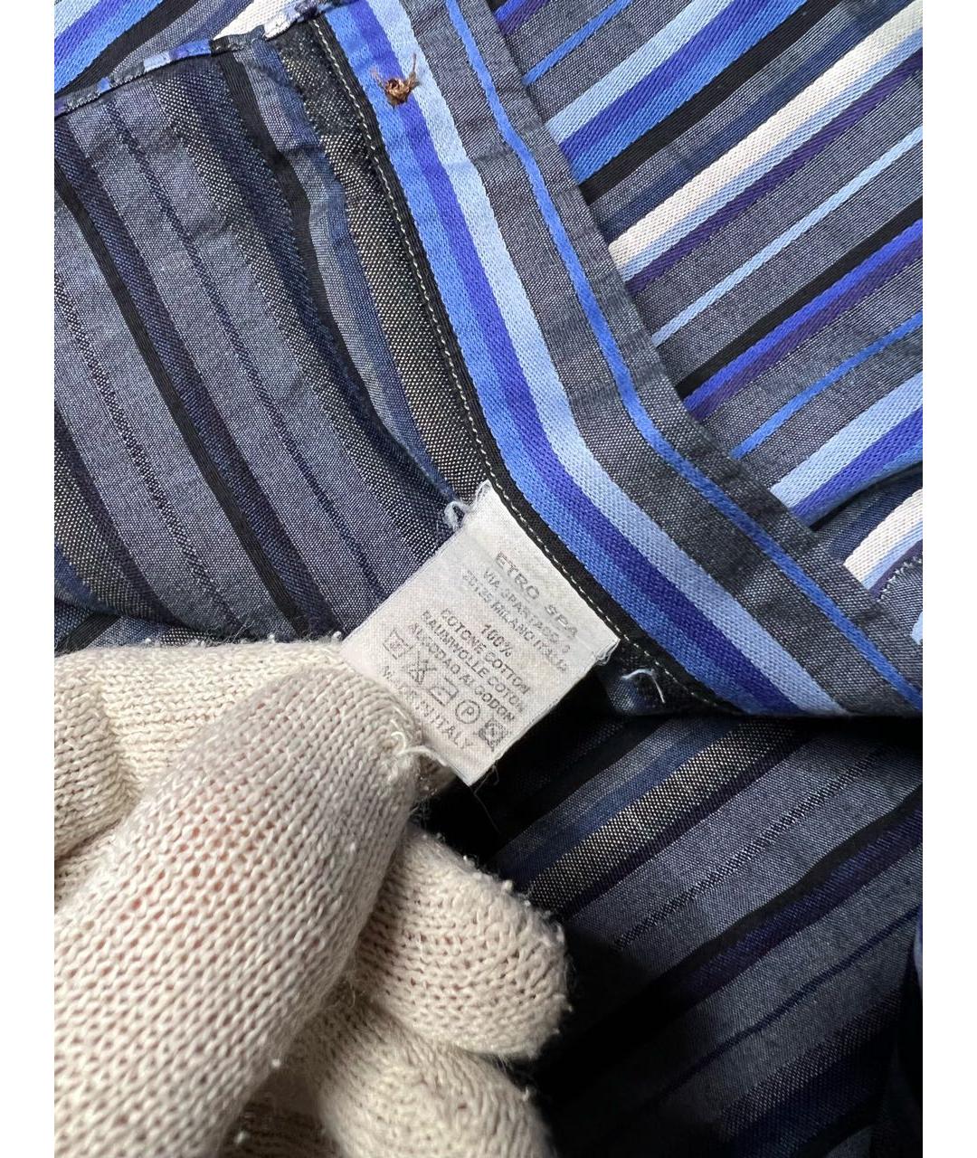 ETRO Мульти хлопковая кэжуал рубашка, фото 7