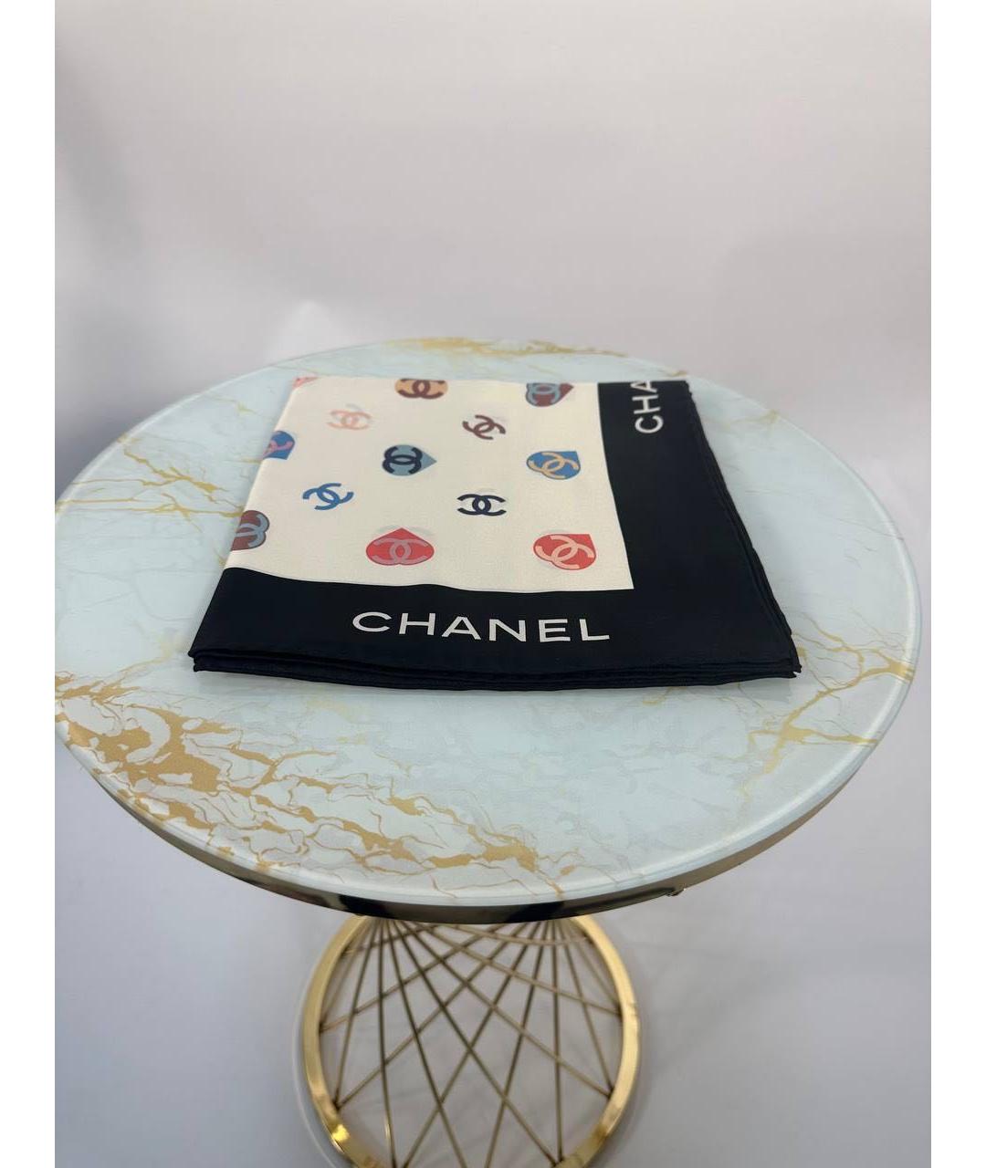CHANEL Мульти шелковый платок, фото 6