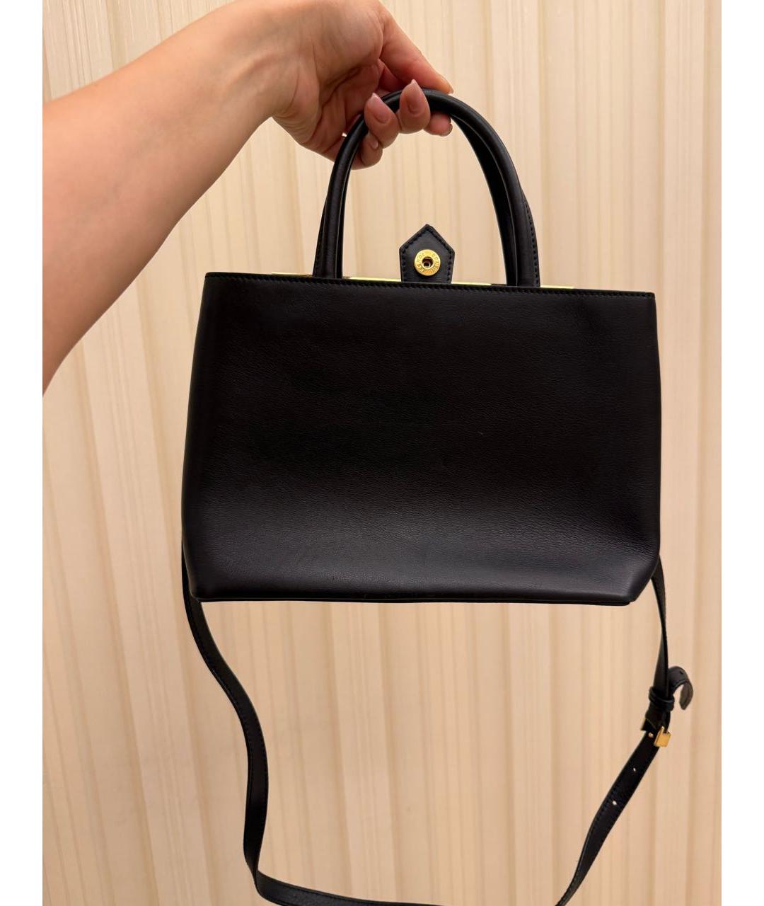FENDI Черная кожаная сумка через плечо, фото 3