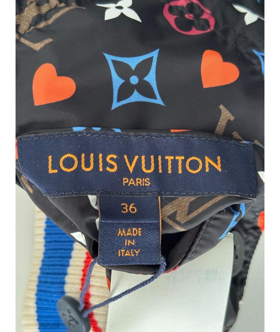 LOUIS VUITTON Черная полиамидовая куртка, фото 4