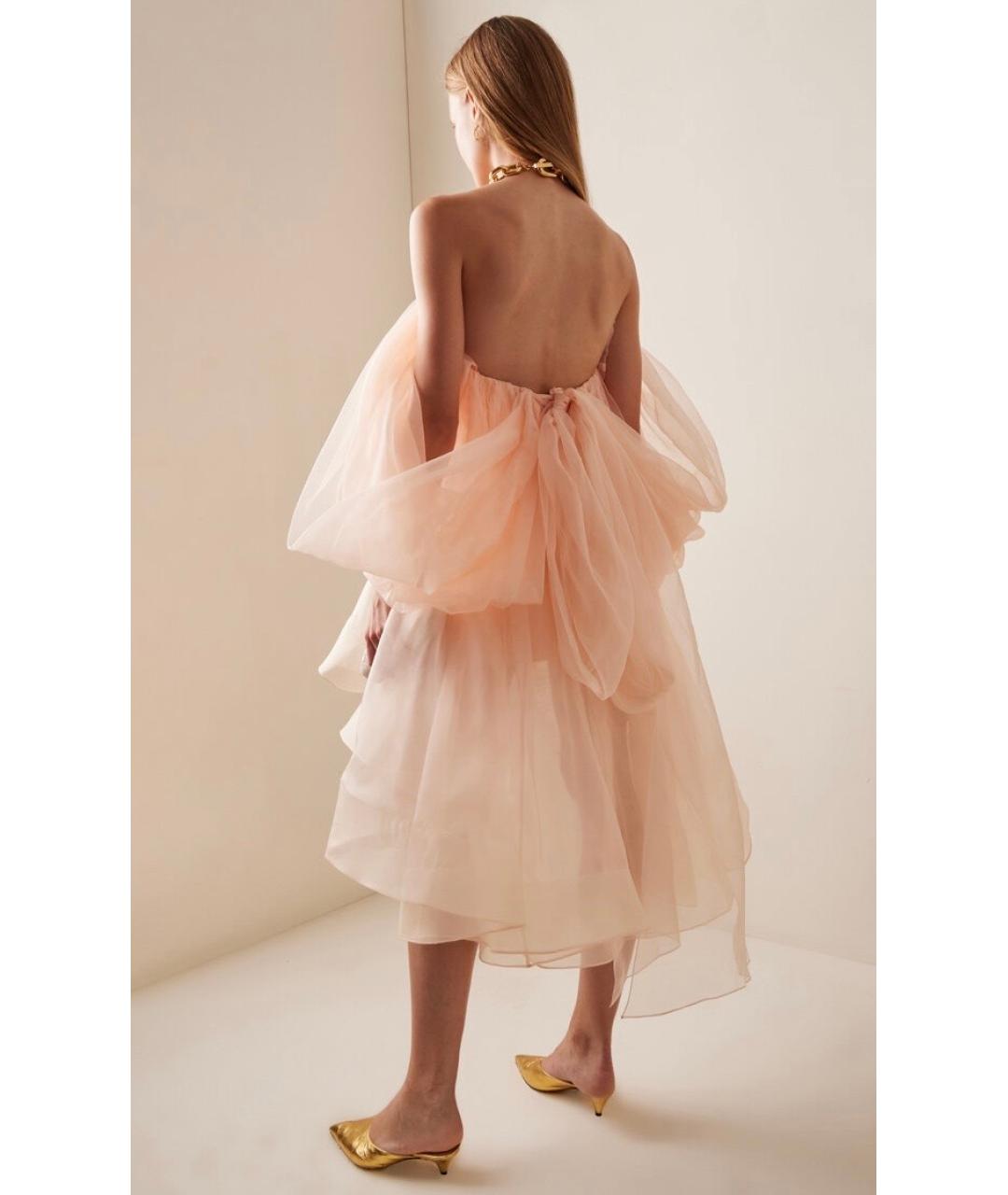 ZIMMERMANN Розовое коктейльное платье, фото 6