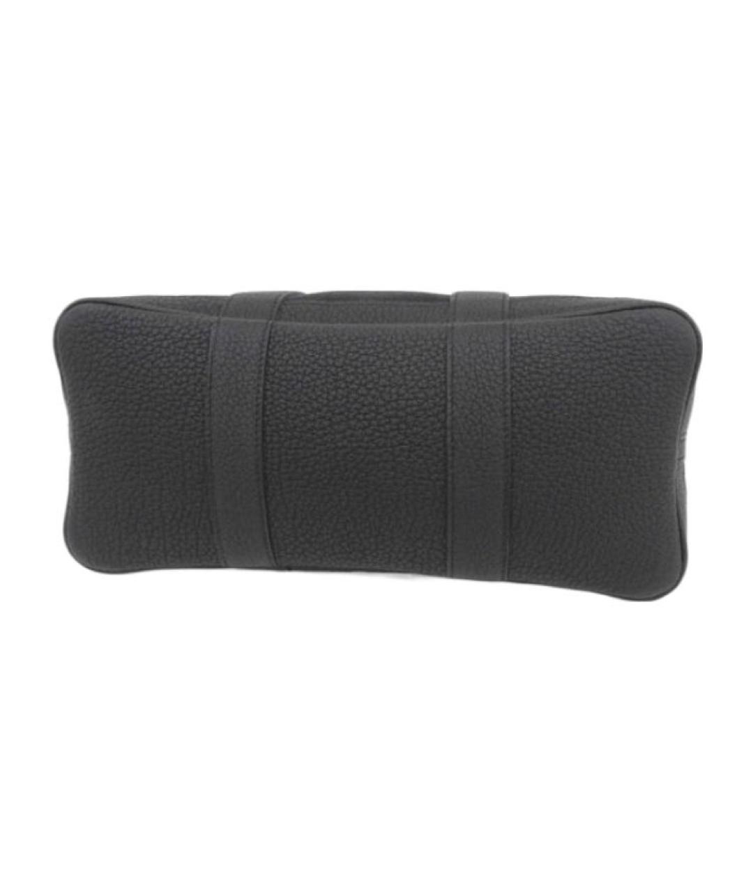 HERMES Черная сумка с короткими ручками, фото 4