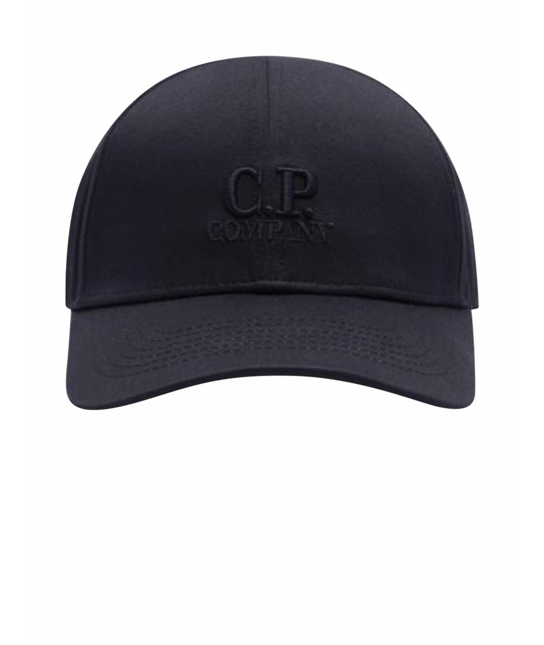 CP COMPANY Темно-синяя хлопковая кепка/бейсболка, фото 1