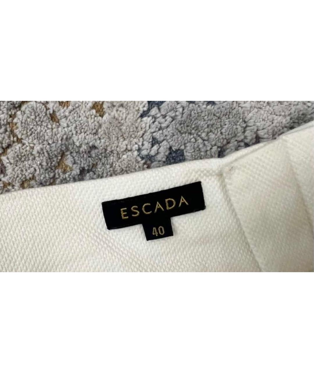 ESCADA Белые хлопковые шорты, фото 3