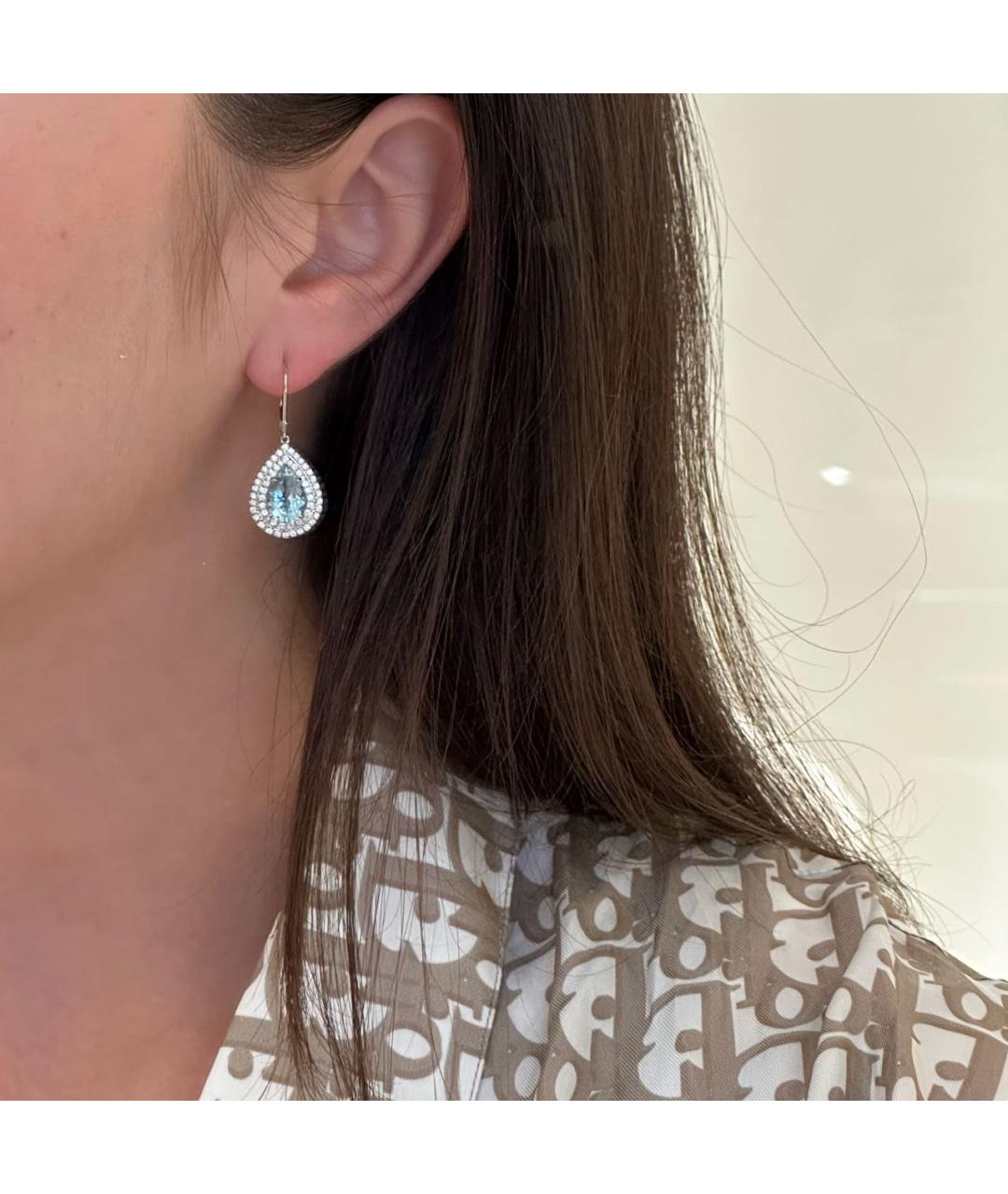 TIFFANY&CO Платиновые серьги, фото 6
