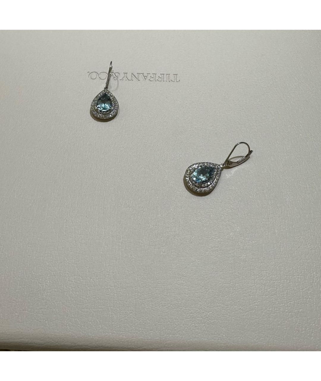 TIFFANY&CO Платиновые серьги, фото 5