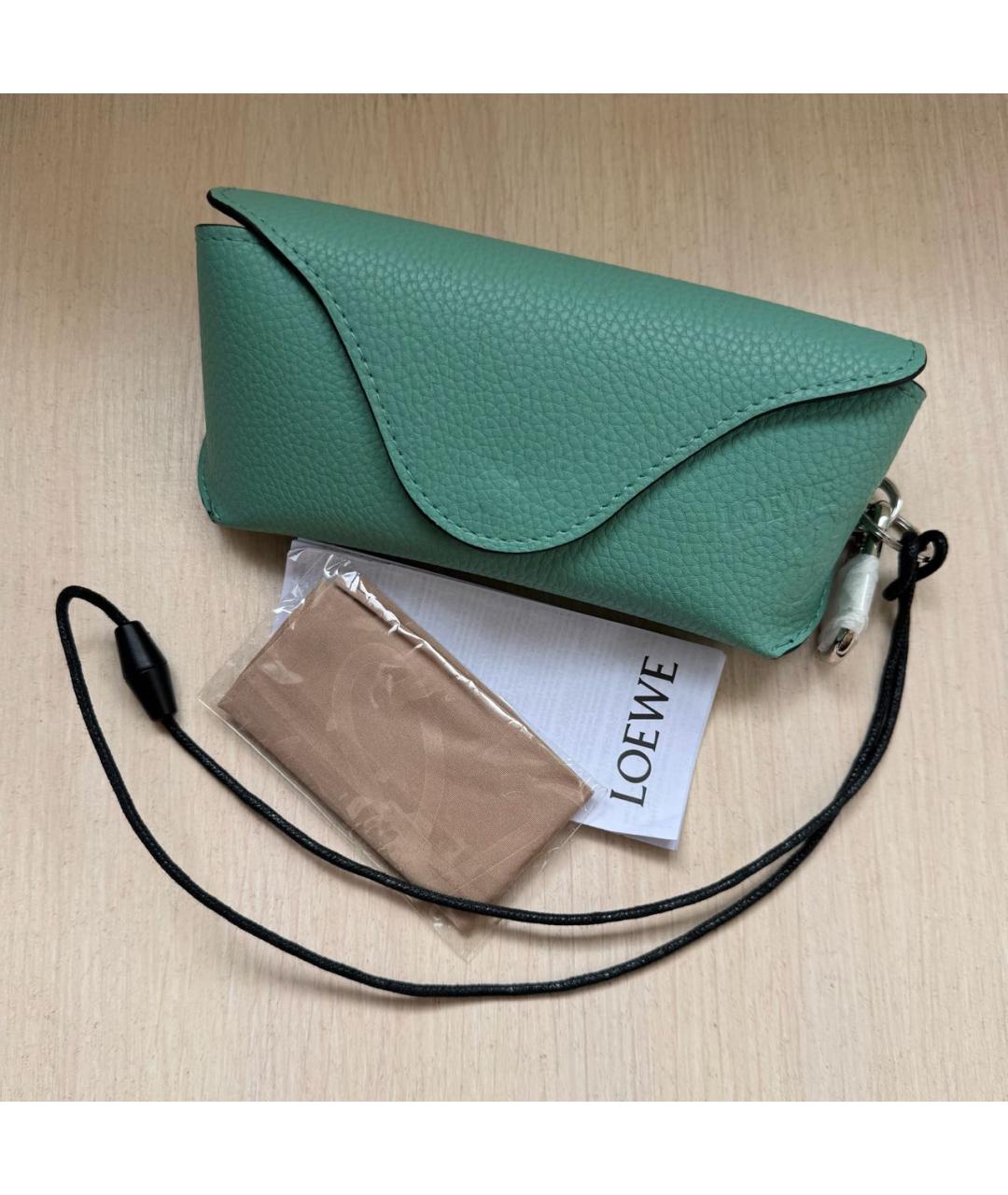 LOEWE Красные пластиковые солнцезащитные очки, фото 7