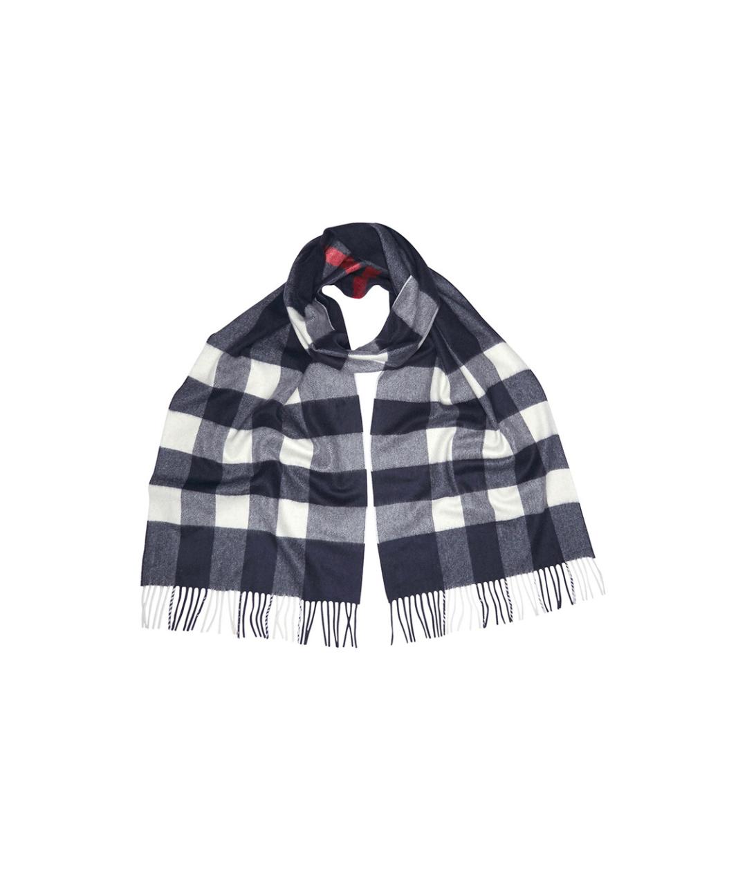 BURBERRY Серый кашемировый шарф, фото 2