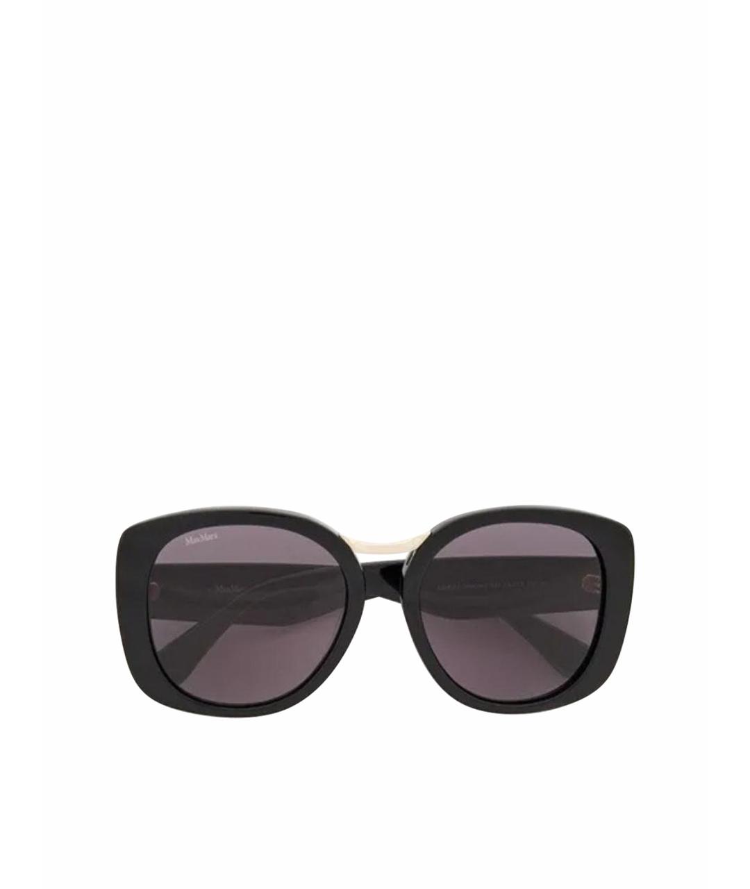 'S MAX MARA Черные пластиковые солнцезащитные очки, фото 1