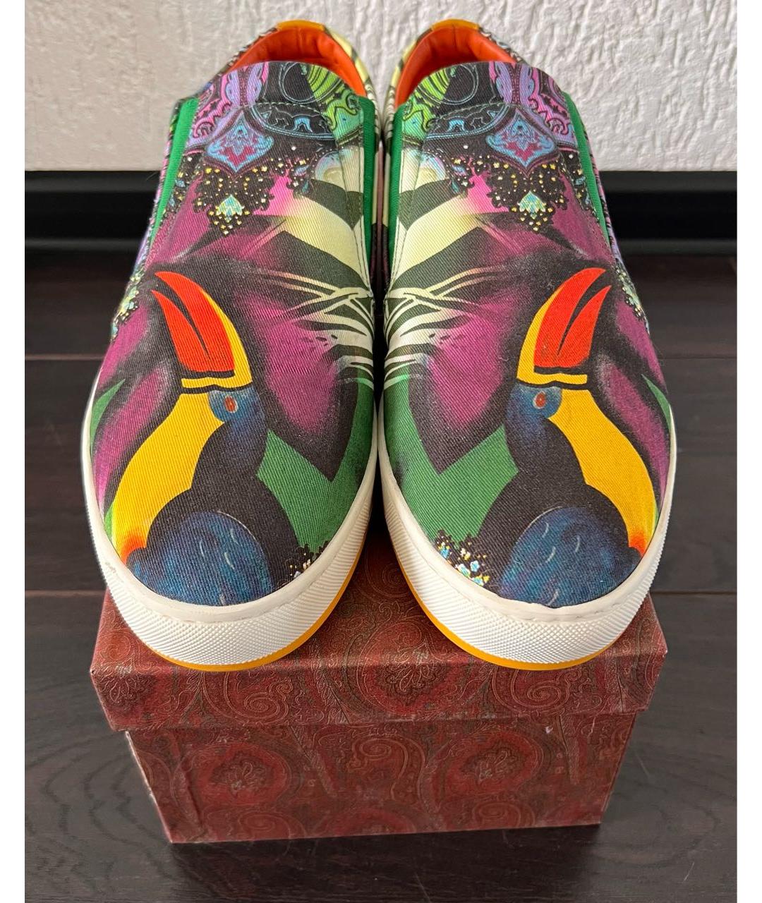 ETRO Мульти текстильные слипоны, фото 2