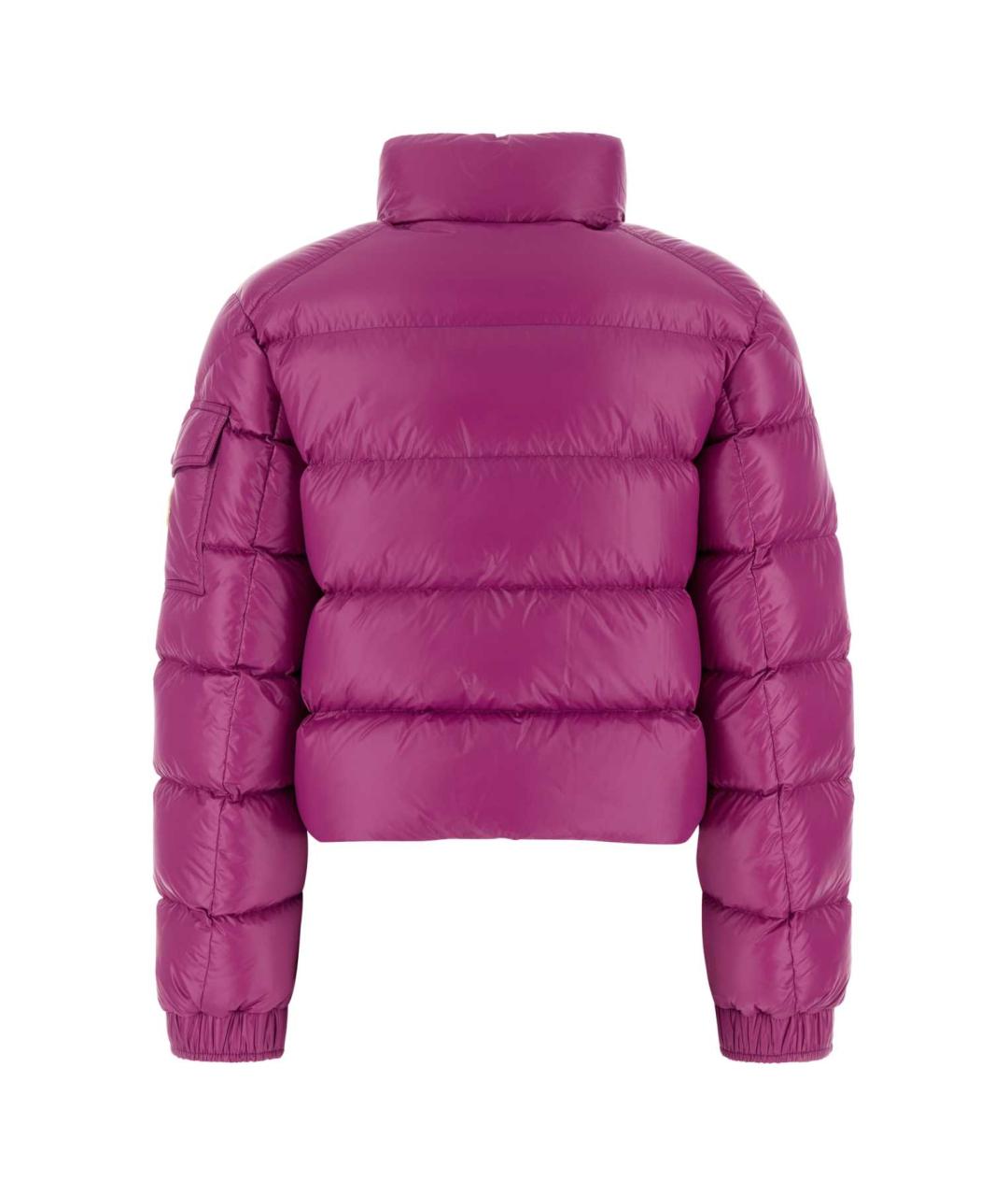 MONCLER Фуксия полиэстеровый пуховик, фото 2