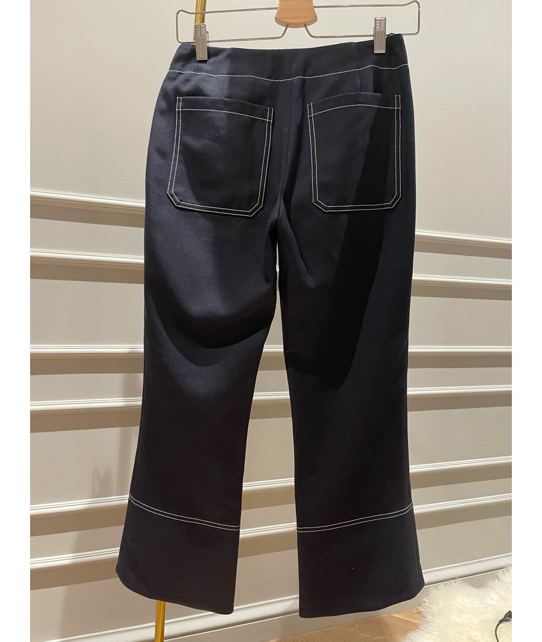 KENZO Темно-синие брюки широкие, фото 2