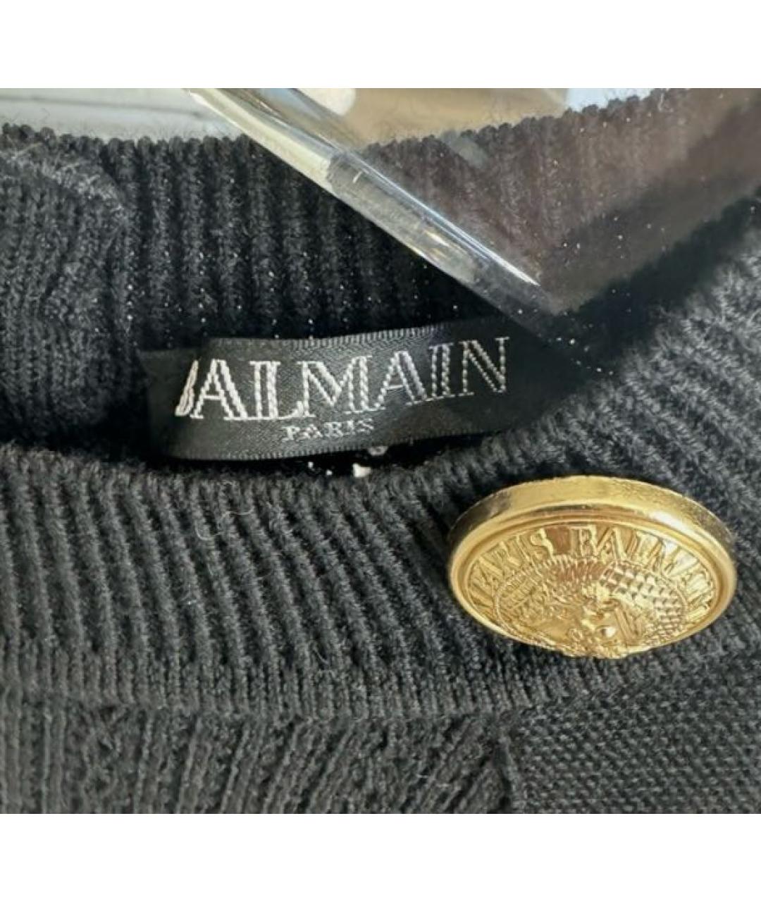 BALMAIN Хаки шерстяное повседневное платье, фото 3