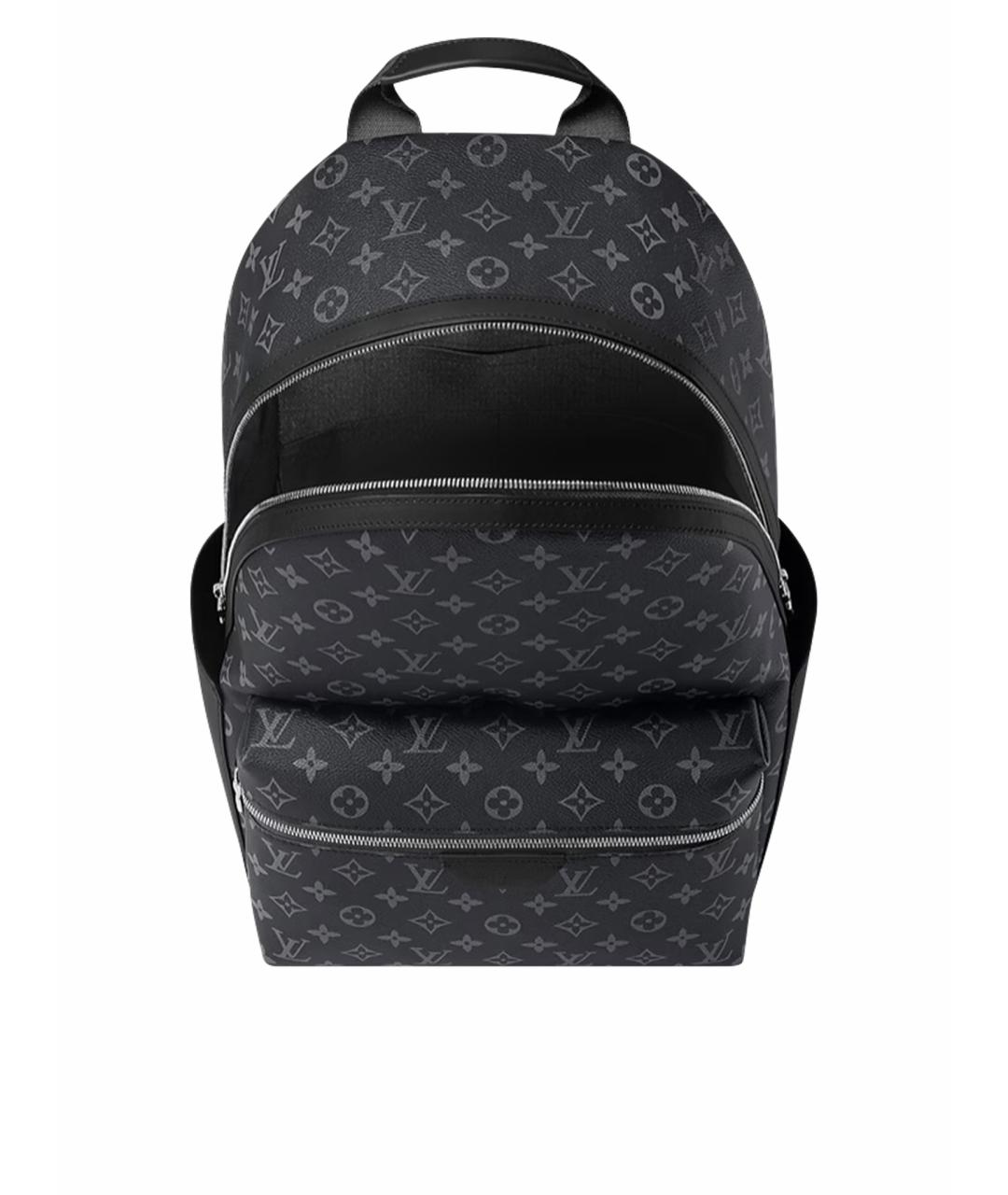 LOUIS VUITTON Черный рюкзак из искусственной кожи, фото 1