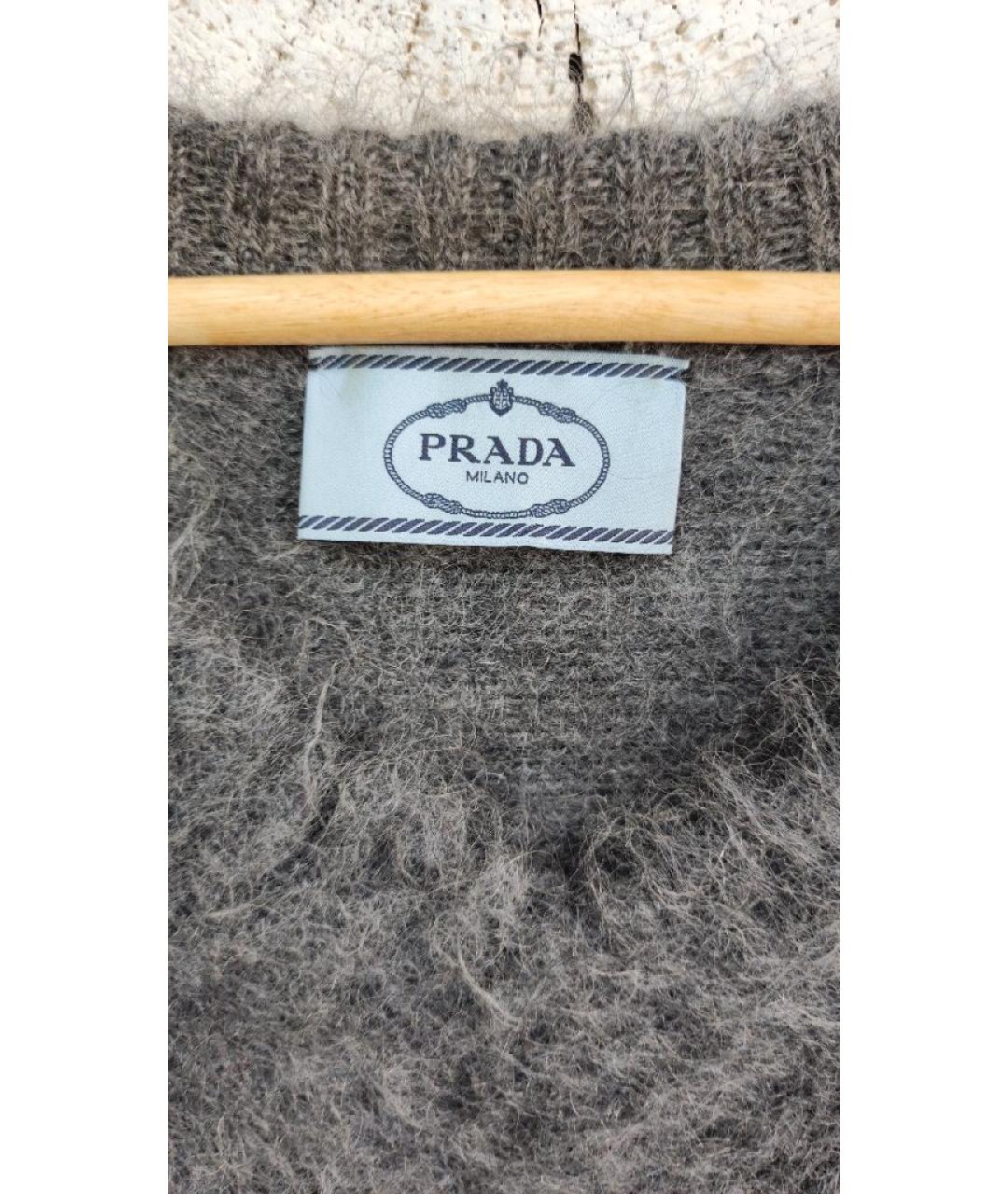 PRADA Мульти шерстяной джемпер / свитер, фото 4