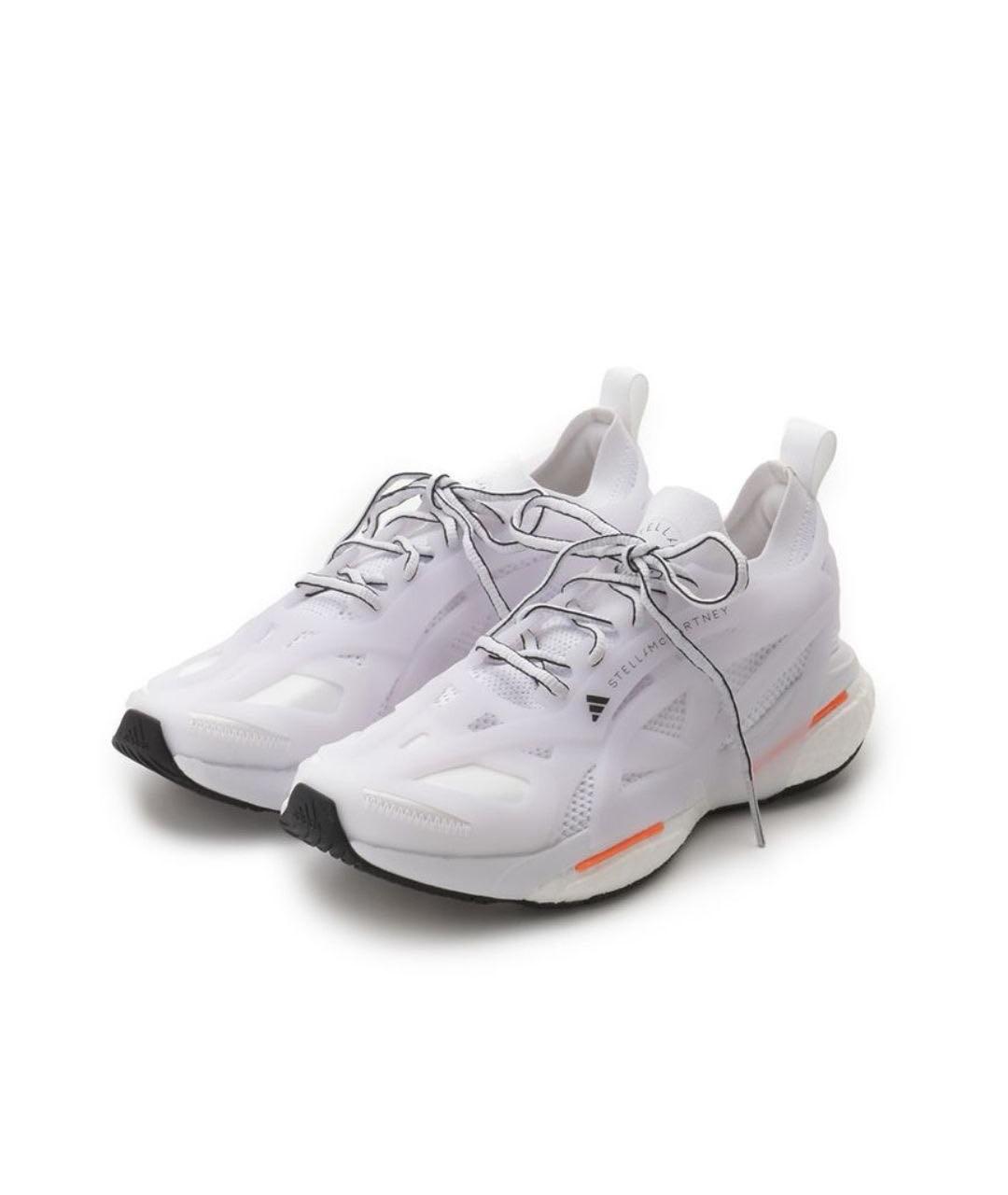 ADIDAS BY STELLA MCCARTNEY Белые текстильные кроссовки, фото 3