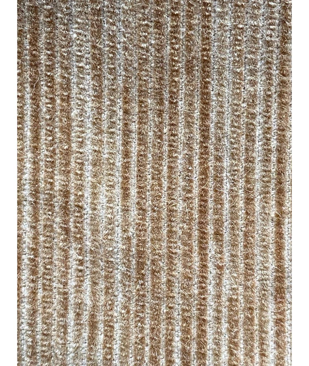 BRIONI Горчичные хлопковые классические брюки, фото 7