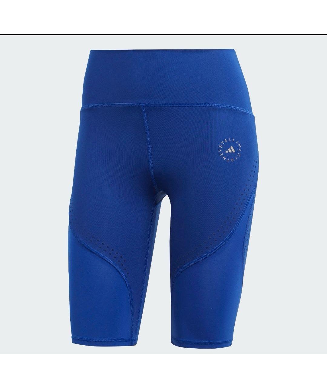 ADIDAS BY STELLA MCCARTNEY Синие полиэстеровые спортивные брюки и шорты, фото 9