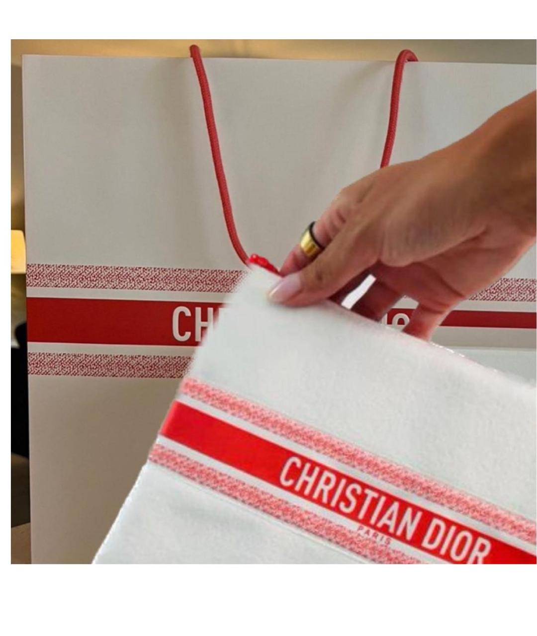 CHRISTIAN DIOR Белая косметичка, фото 2