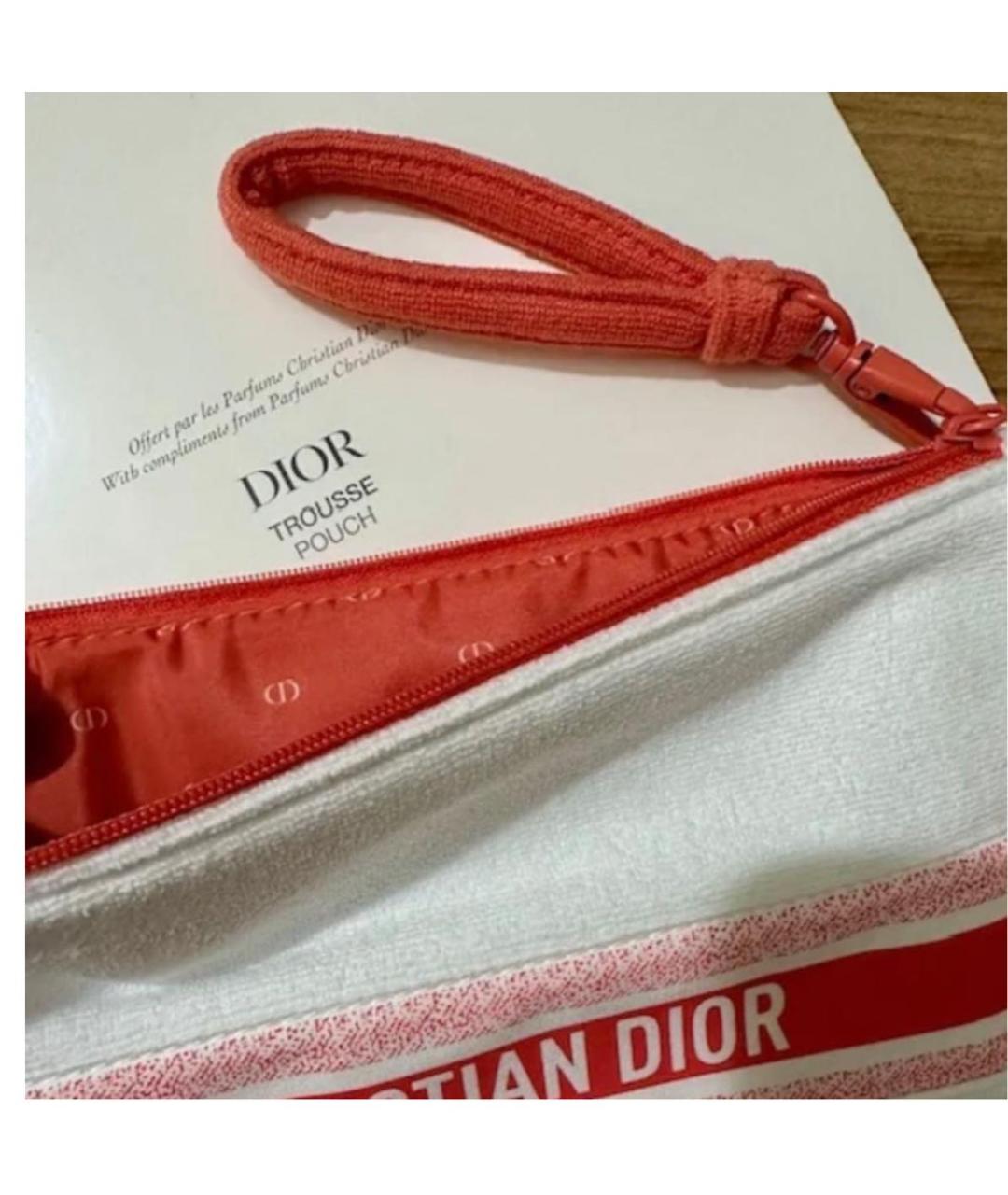 CHRISTIAN DIOR Белая косметичка, фото 5