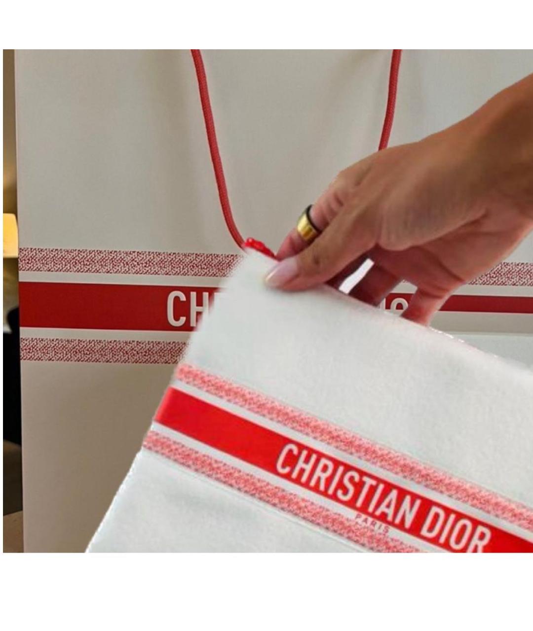 CHRISTIAN DIOR Белая косметичка, фото 3