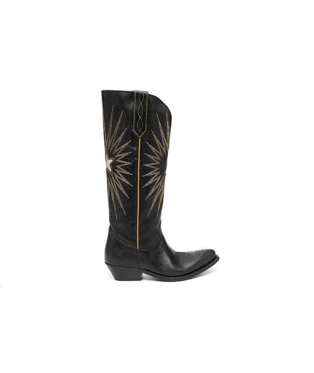 GOLDEN GOOSE DELUXE BRAND Черные сапоги, фото 1