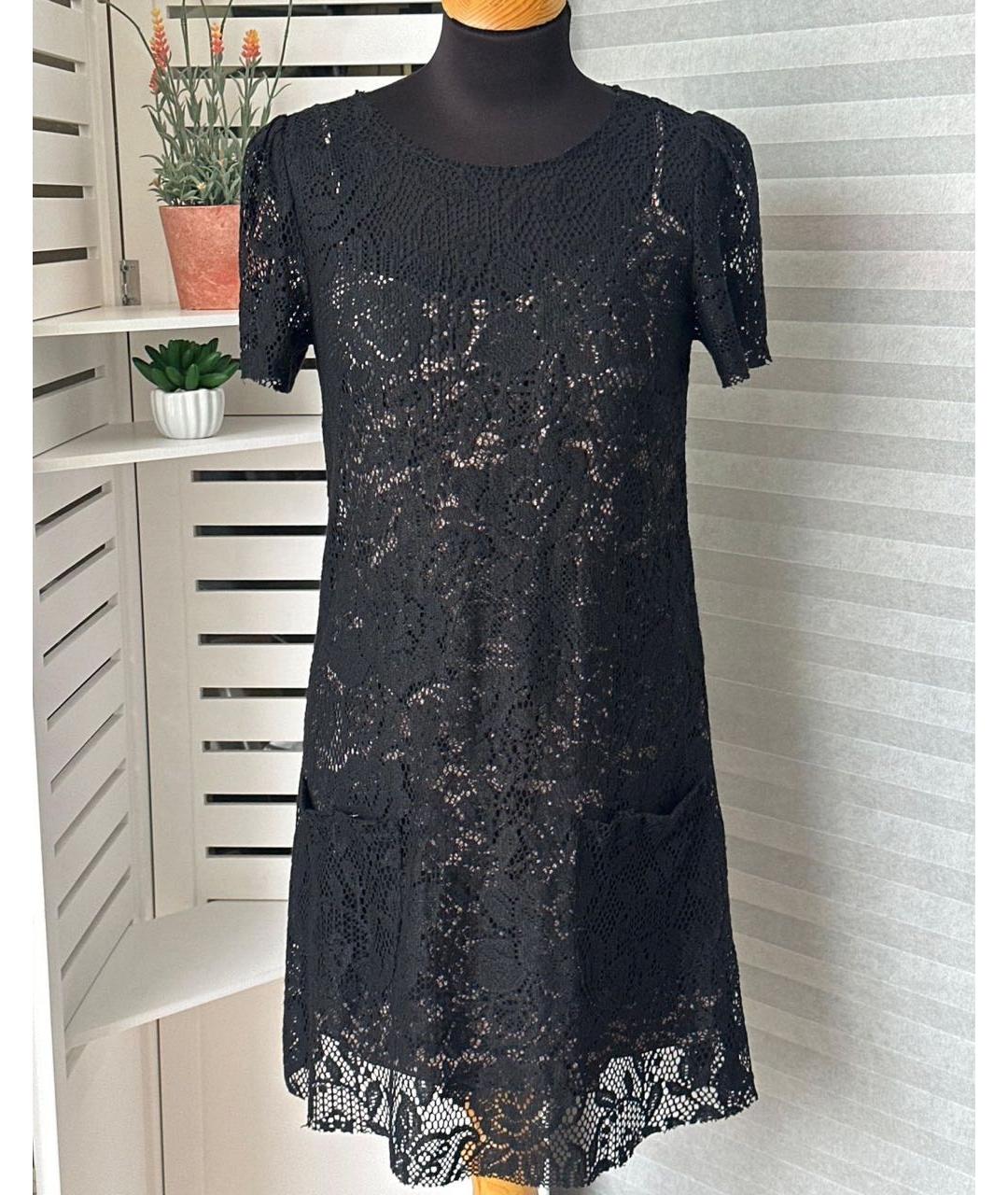 DOLCE&GABBANA Черное кружевное вечернее платье, фото 9