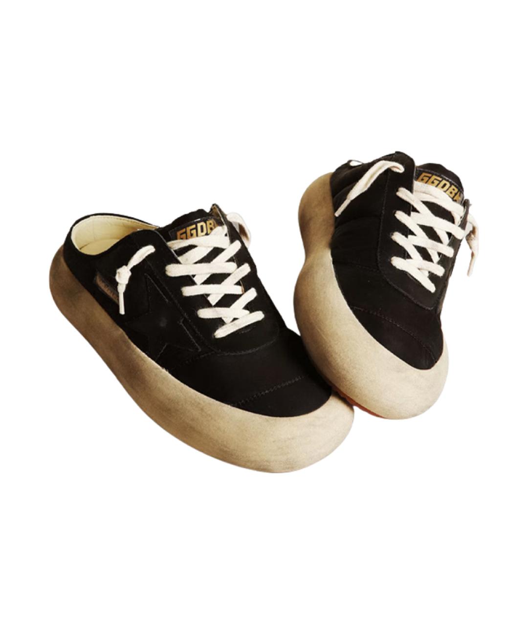 GOLDEN GOOSE DELUXE BRAND Черные мюли, фото 2
