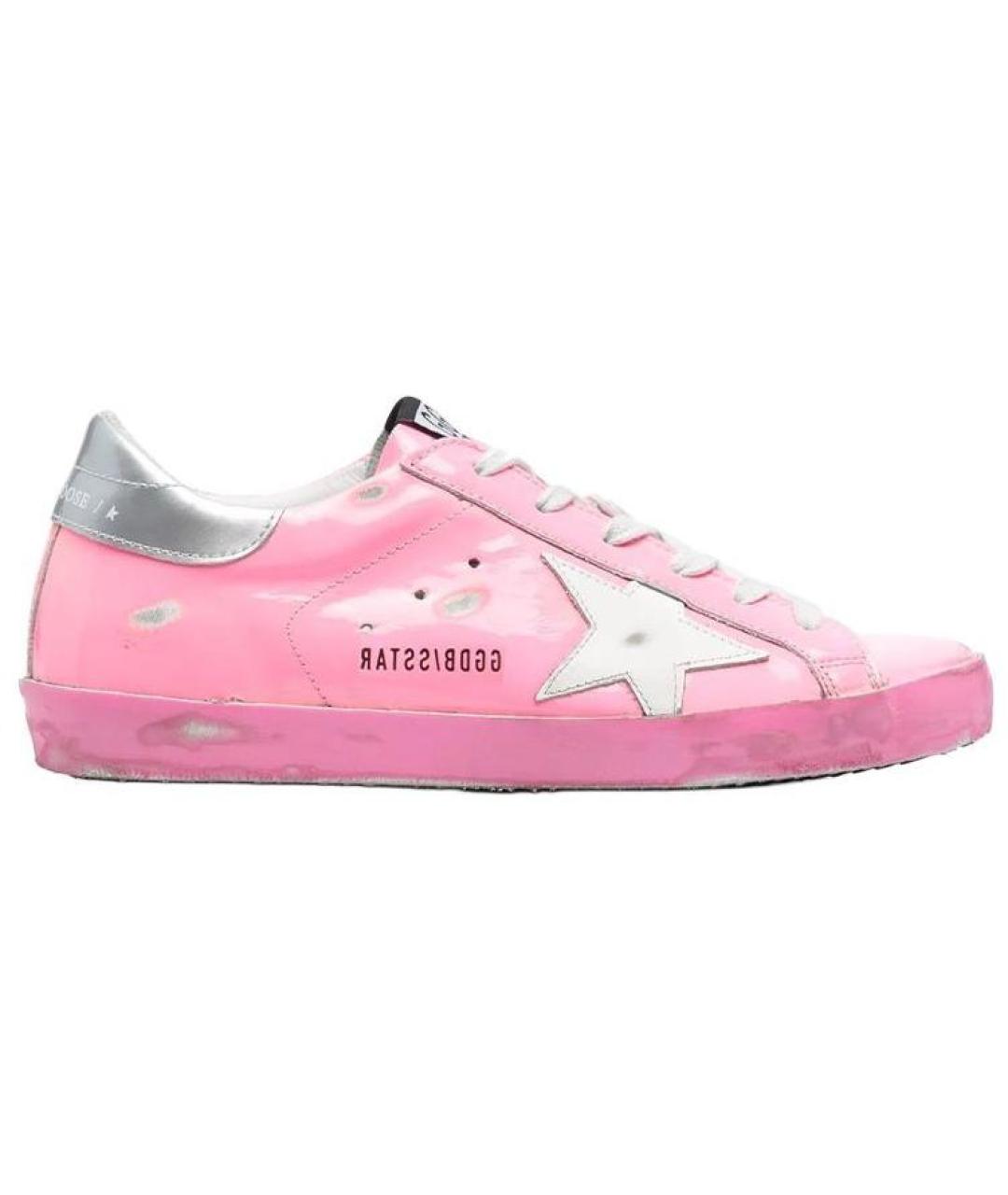 GOLDEN GOOSE DELUXE BRAND Розовые кеды, фото 1