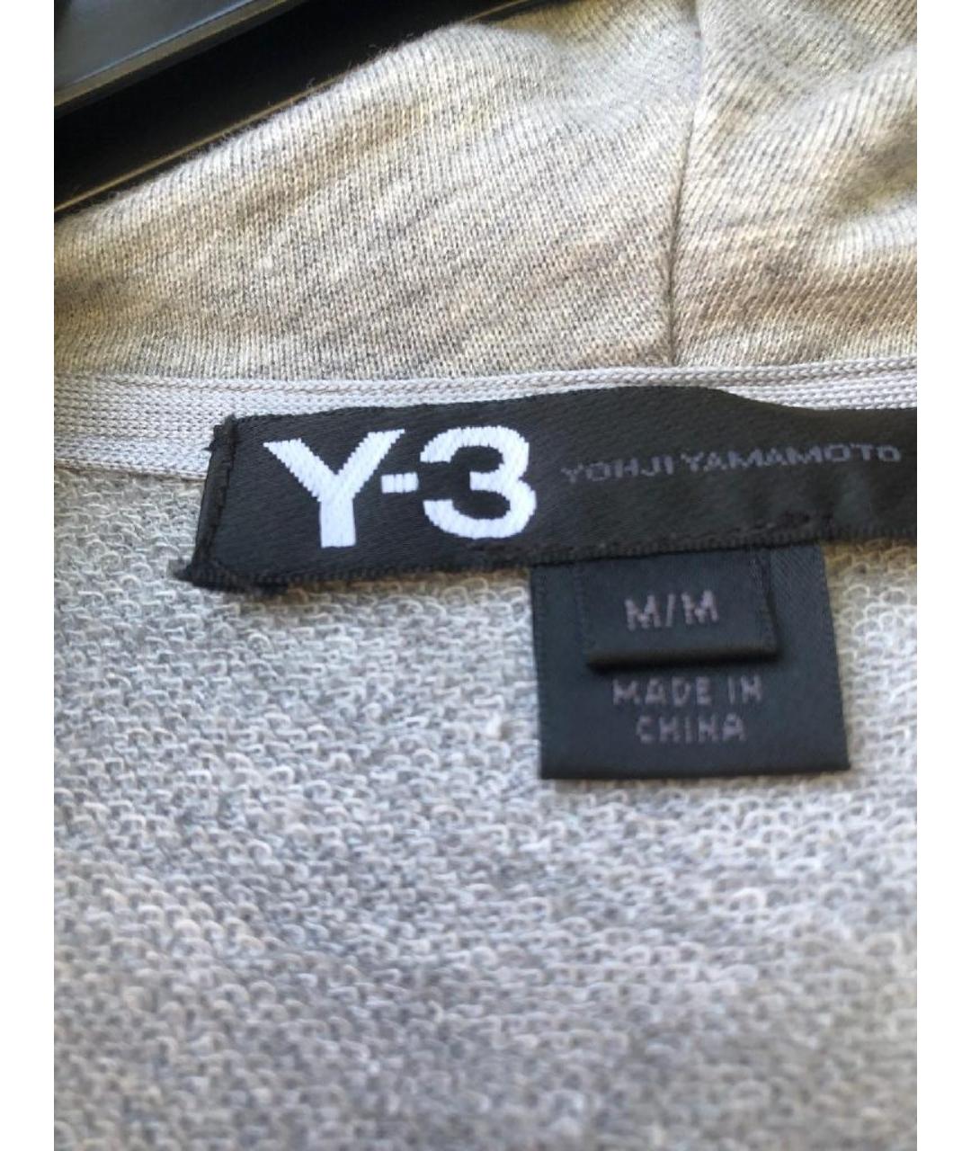 YOHJI YAMAMOTO Серый хлопковый кардиган, фото 2