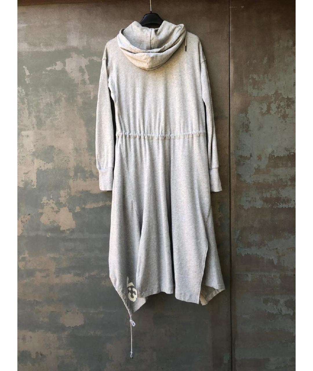 YOHJI YAMAMOTO Серый хлопковый кардиган, фото 8