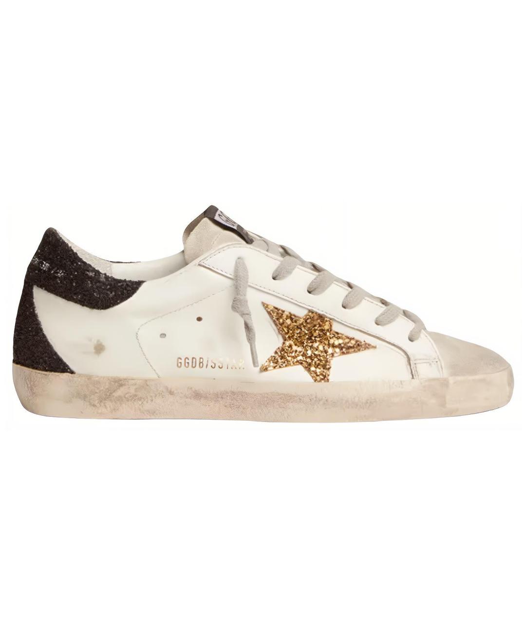 GOLDEN GOOSE DELUXE BRAND Бежевые кеды, фото 1
