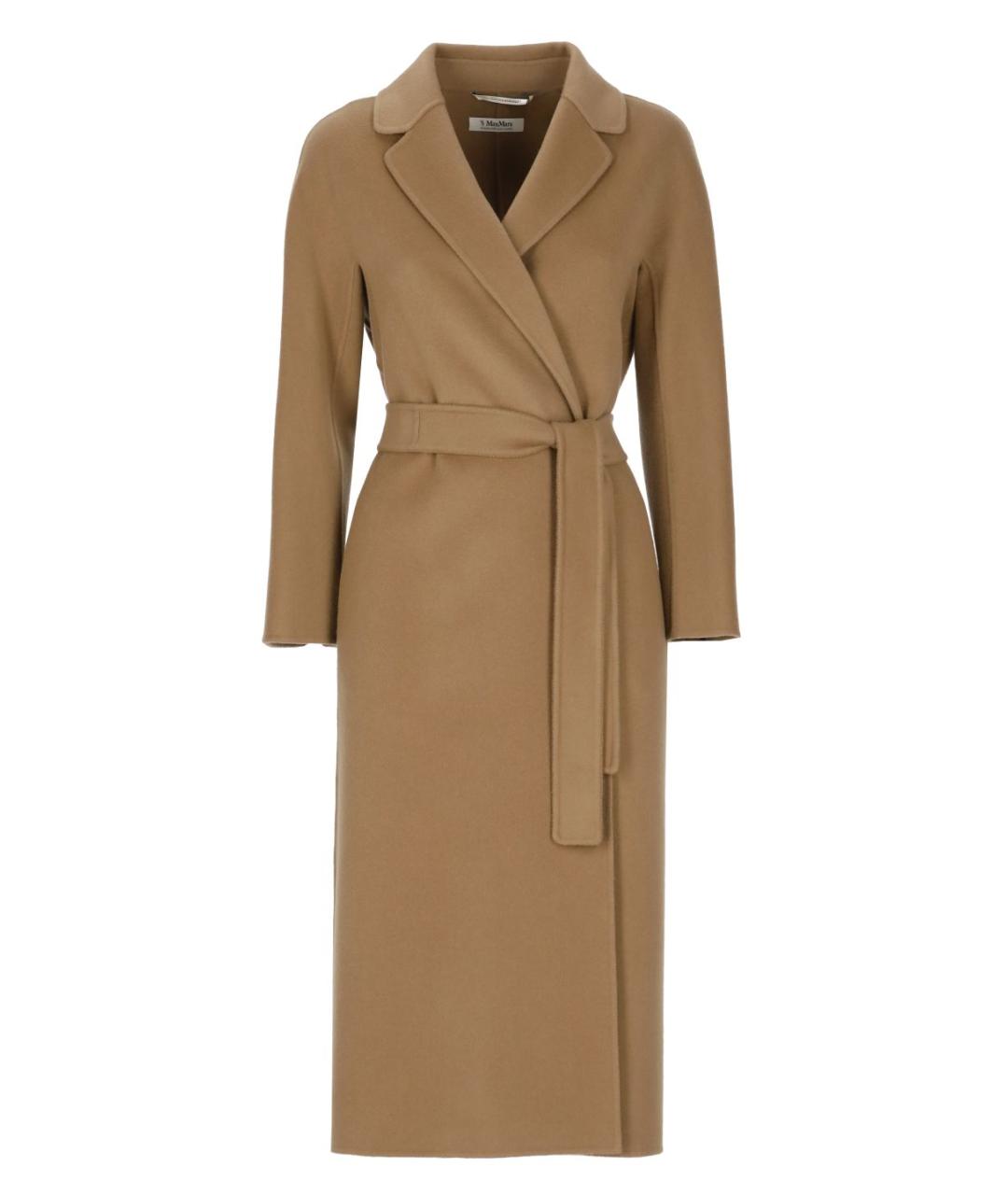 'S MAX MARA Бежевое шерстяное пальто, фото 1