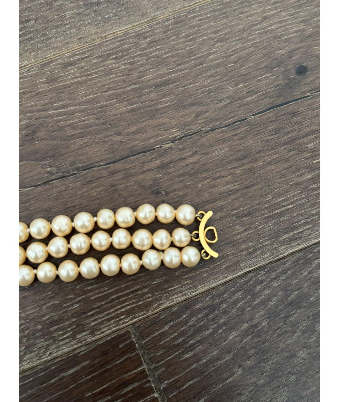 CHANEL Бежевый браслет, фото 6