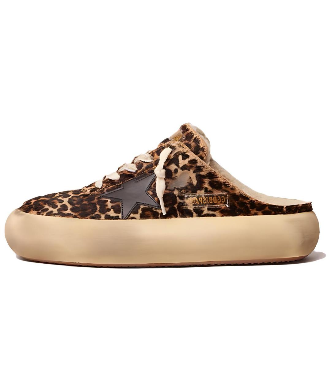 GOLDEN GOOSE DELUXE BRAND Коричневые мюли, фото 2