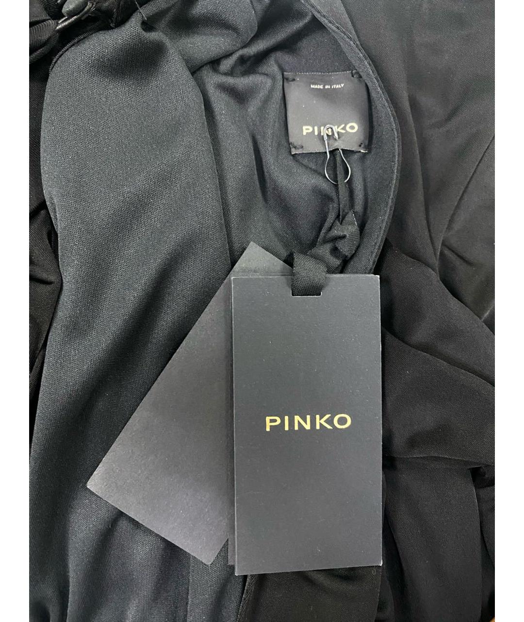 PINKO Черное коктейльное платье, фото 7