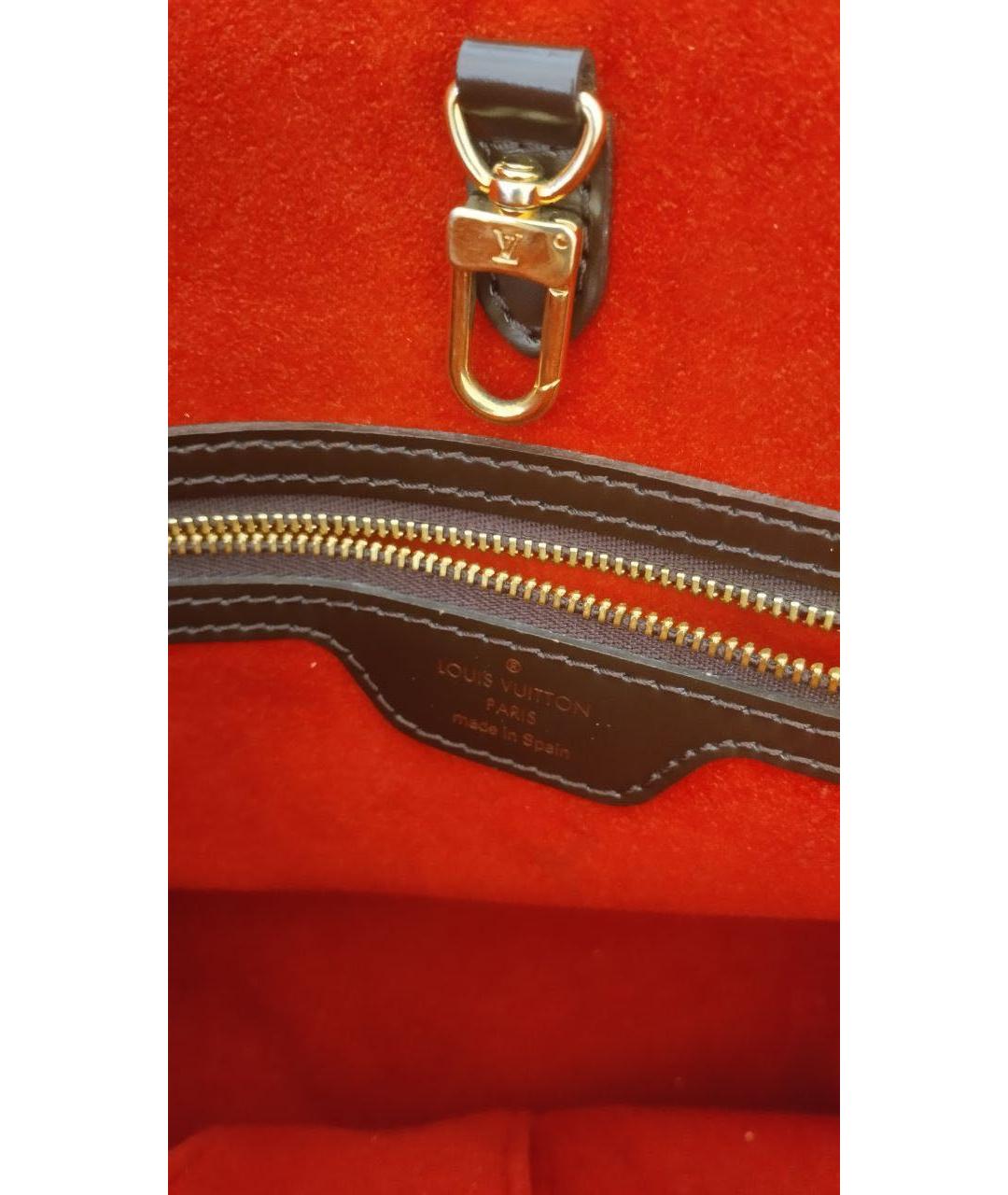 LOUIS VUITTON Коричневая сумка тоут, фото 5